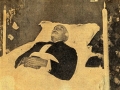 Ο Ελευθέριος Βενιζέλος στη νεκρική του κλίνη.